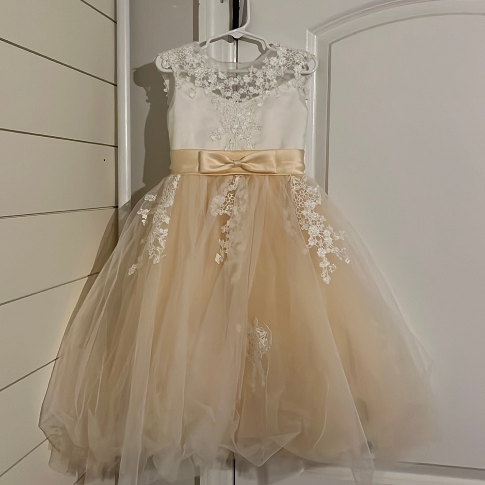 2-3T lace flower girl dress